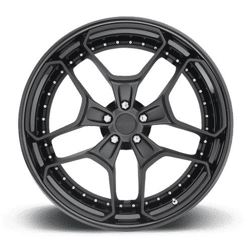 Rotiform Forged HUR MATTE BLK Matte Black with Gloss Black Lip - Image 4