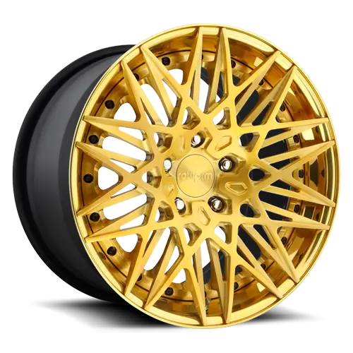 Rotiform Forged QLB GOLD Brushed Gold Gloss Clear with Hi Luster Gold Lip - Image 4