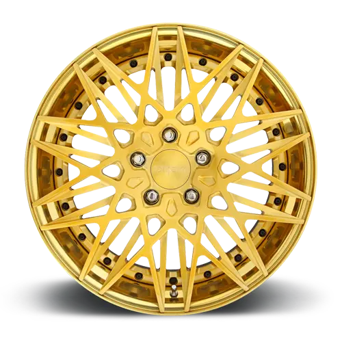 Rotiform Forged QLB GOLD Brushed Gold Gloss Clear with Hi Luster Gold Lip - Image 3